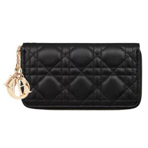 디올 Lady Dior 미디엄 지퍼 지갑 S6024ONMJ_M900