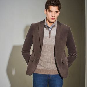 [피에르가르뎅]코듀로이 백기모 노멀핏 자켓 PPJK4102_DG