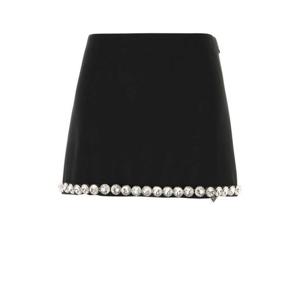 프라다 여성 블랙 미니 스커트 P164YRSOOO155R F0002