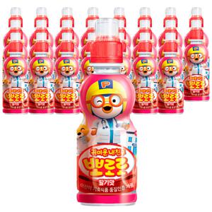뽀로로 어린이 음료수 딸기맛235ml x 24개