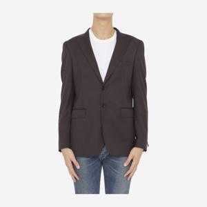 토넬로 브라운 비스코스 블렌드 블레이저 01G782Z 6796 801