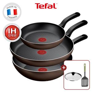 테팔 인덕션 라이트쿡 3종(팬24+팬30+웍28)+유리뚜껑28+에센셜 뒤집개