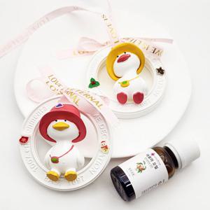 바오밥 석고 차량용 방향제 프리티미니덕 디퓨저 자동차 옷장 거