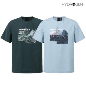 [하이드로겐] 유니 돌로미테 그래픽 반팔 티셔츠 H31E2TR133