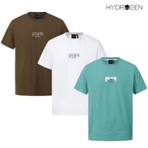 [하이드로겐] 유니 돌로미테 등판 그래픽 반팔 티셔츠 H31E2TR135
