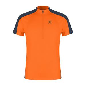 [몬츄라]남성 기능성 반팔 아노락 헤이드 짚 티셔츠 MTZN38X