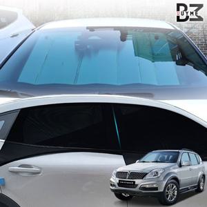 렉스턴W 차박 캠핑 모기장 햇빛가리개세트