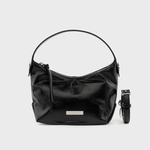 [몽삭]몽삭 베일라 소가죽 호보백 블랙 AL78-2814-BK