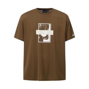 [하이드로겐] 유니 스컬 박스로고 그래픽 티셔츠 H31E2TR253_BR