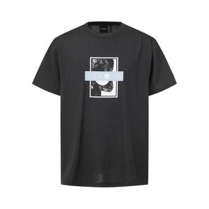 [하이드로겐] 유니 스컬 박스로고 그래픽 티셔츠 H31E2TR253_GY