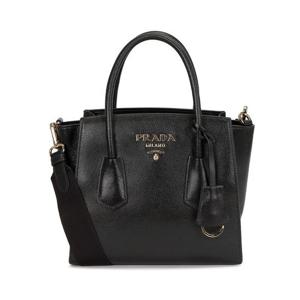 프라다 여성 그레이스 카프 레더 토트백 블랙 1BG369 2EBJ F0002
