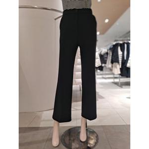 숲  (SB3LP38) 밴딩 세미 부츠컷 슬랙스