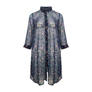 [조순희]스몰 플로럴 시스루 블라우스 (JNMB251)