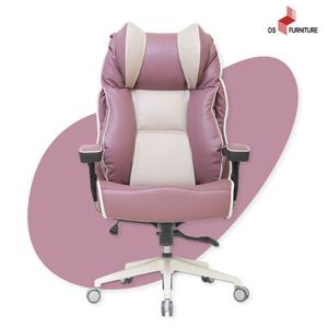 OS퍼니처 파스텔 OSP300 컴퓨터 게이밍 의자 패밀리 사이즈 핑크