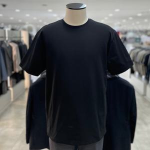 [지오지아]냉감 소로나 라운드 반팔 티셔츠_ABF2TR1902_BK_DG