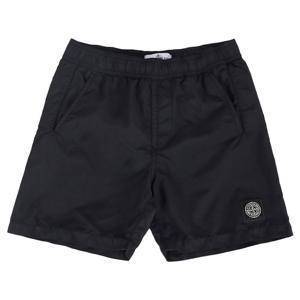 스톤아일랜드 25SS 키즈 나일론 패치 스윔팬츠 블랙 6B100003 V0029 6-8Y
