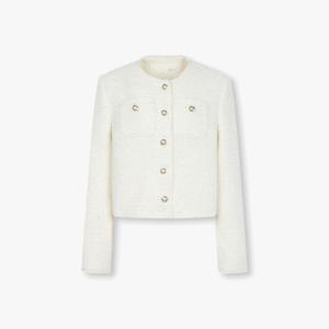 [지컷]스팽글 라운드넥 트위드 자켓7255110103