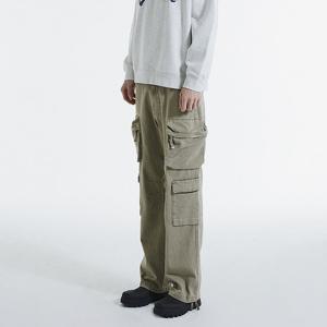 [버커루]남성 코튼 스판 멀티 와이드 카고 팬츠 B245PT240P