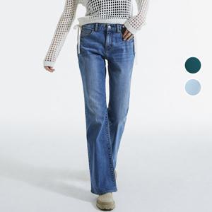 [버커루]여성 플레어 부츠컷 데님팬츠 청바지 B245DP750P