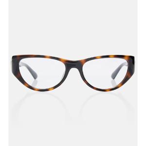 구찌 Interlocking G 캣아이 안경 P01042874