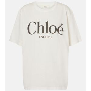 끌로에 로고 코튼 저지 티셔츠 P01012678