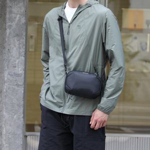 [마크라이든]MR0186C 컴팩트한 생활방수 이중마감 경량 크로스백