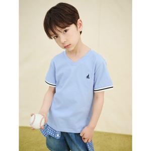 [빈폴키즈] 핫썸머 그래픽 티셔츠 스카이 블루 (BI5442U07Q)