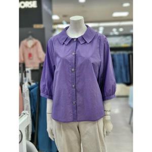 화이트호스 세이브존05 A252212 이중 카라 블라우스