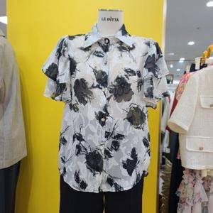 르피타 DP01 빅플라워 블라우스 L252UBL606