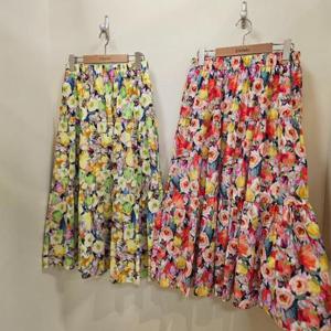 스테파니 HC07 비비드 플라워  롱스커트 A25SK5205
