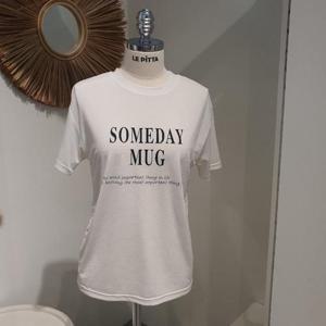 르피타 HC06 썸데이 티셔츠(아이보리) L252BTS563