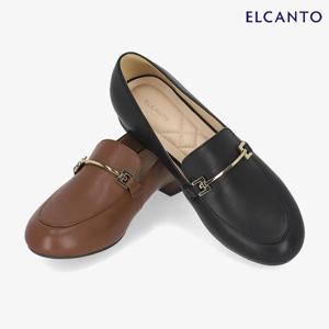 엘칸토  (LCWD52U339) 여성 양가죽 장식 로퍼 2cm