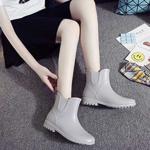 비오는 출근 신발 오피스 고무신 방수 장화 레인 부츠