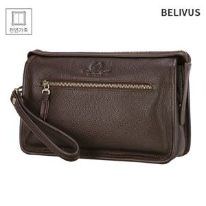 [빌리버스]빌리버스 남자 클러치백 BNA071 소가죽 스트랩 손가방