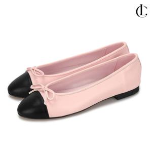 [엘케이트]엘케이트 여성 플랫슈즈 LMA009 투톤 리본 단화 낮은