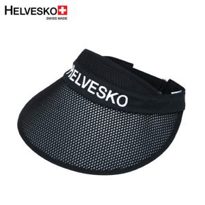 [헬베스코] 로고포인트 메쉬 여성 골프 바이저 썬캡(블랙)