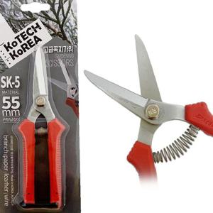 코텍 고급 꼭지가위 K0072 적과가위 가지치기 꽃가위