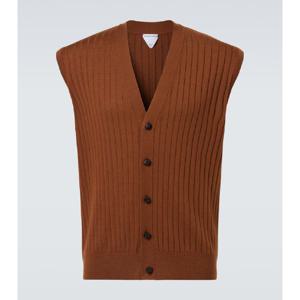 보테가베네타 리브 니트 울 스웨터 베스트 P01059684