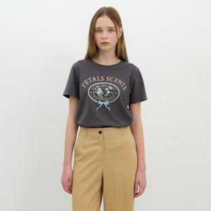 [올리브데올리브]시그니처 프린팅 반팔 티셔츠(OW5ME504)