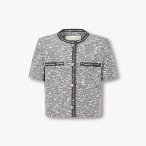 [지컷]숏 슬리브 블룸 트위드 자켓 7215210305