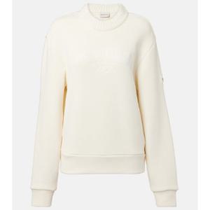 몽클레어 로고 코튼 블렌드 스웨트셔츠 P01068183