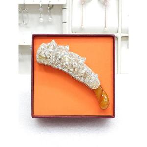 로뎀 세이브존05 프랑스 스와로브스키 꽃잎 이중 바나나핀 (아이보리)01 RDA23070024