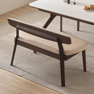 삼익가구 라포트 2인용 원목 등받이 벤치