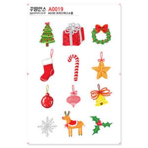 아트박스/꾸밈인스 A0019-꾸밈인스스티커_크리스마스소품
