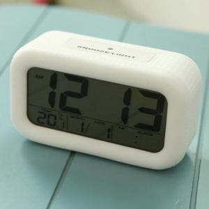 아트박스/추카추카넷 New 엠보 스퀘어 저소음 알람 탁상시계(화