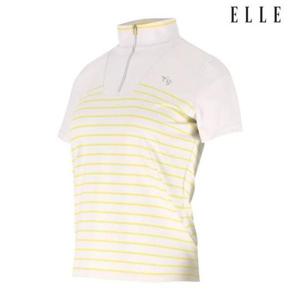 엘르골프 세이브존01 여성 스트라이프 폴로 티셔츠 6J45406 120