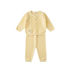 [밍크뮤]SC 선물포장(노랑)쁘띠덧수니트상하복 (35A1261002)어린이집등 룩 상하복 A