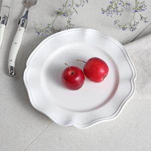 아트박스/아름다운공간 소프트 플라워리프 카페 플레이트(원형)