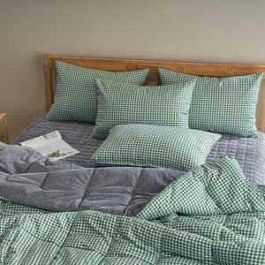 아트박스/르헤브 리얼체크 밍크 극세사 차렵이불 패드세트 (SS/