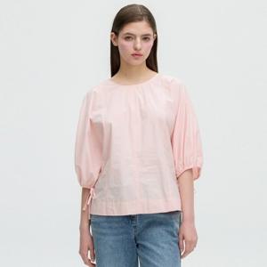 [올리브데올리브]벌룬 소매 코튼 블라우스 (OH5MB381)